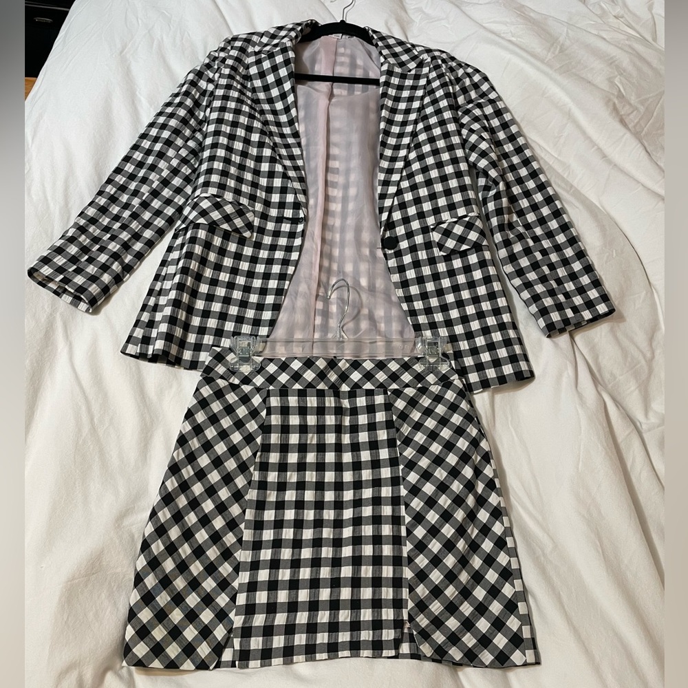 Top Shop Gingham Suit